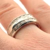 Greca Design Ring mit drehender Innenschiene – Unikat