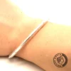 Greca Design Armreif mit Sägearbeit – Unikat