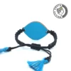 Greca Design Armband Auge Blau – Makramee