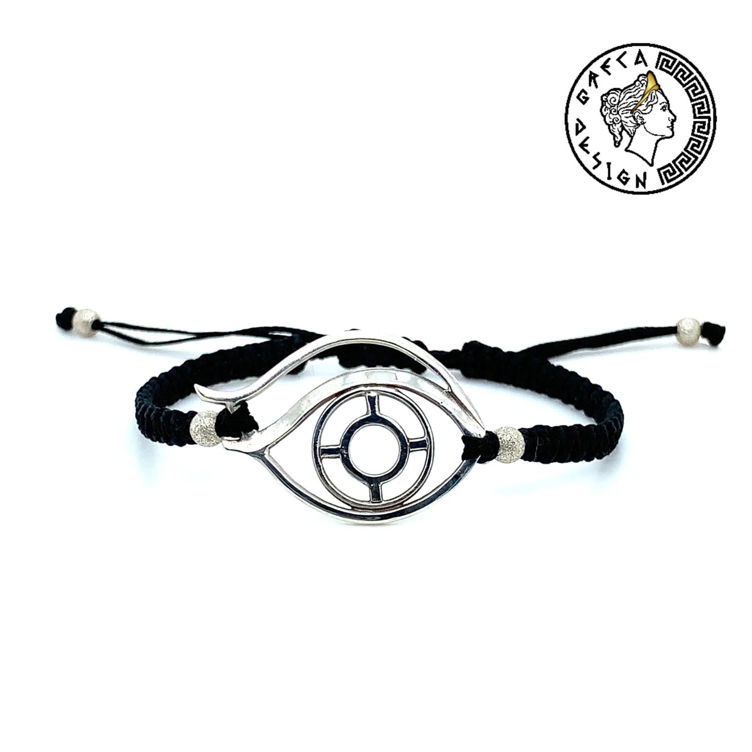 Greca Design Armband – Schutzsymbol Auge