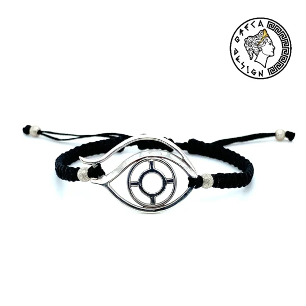 Greca Design Armband – Schutzsymbol Auge