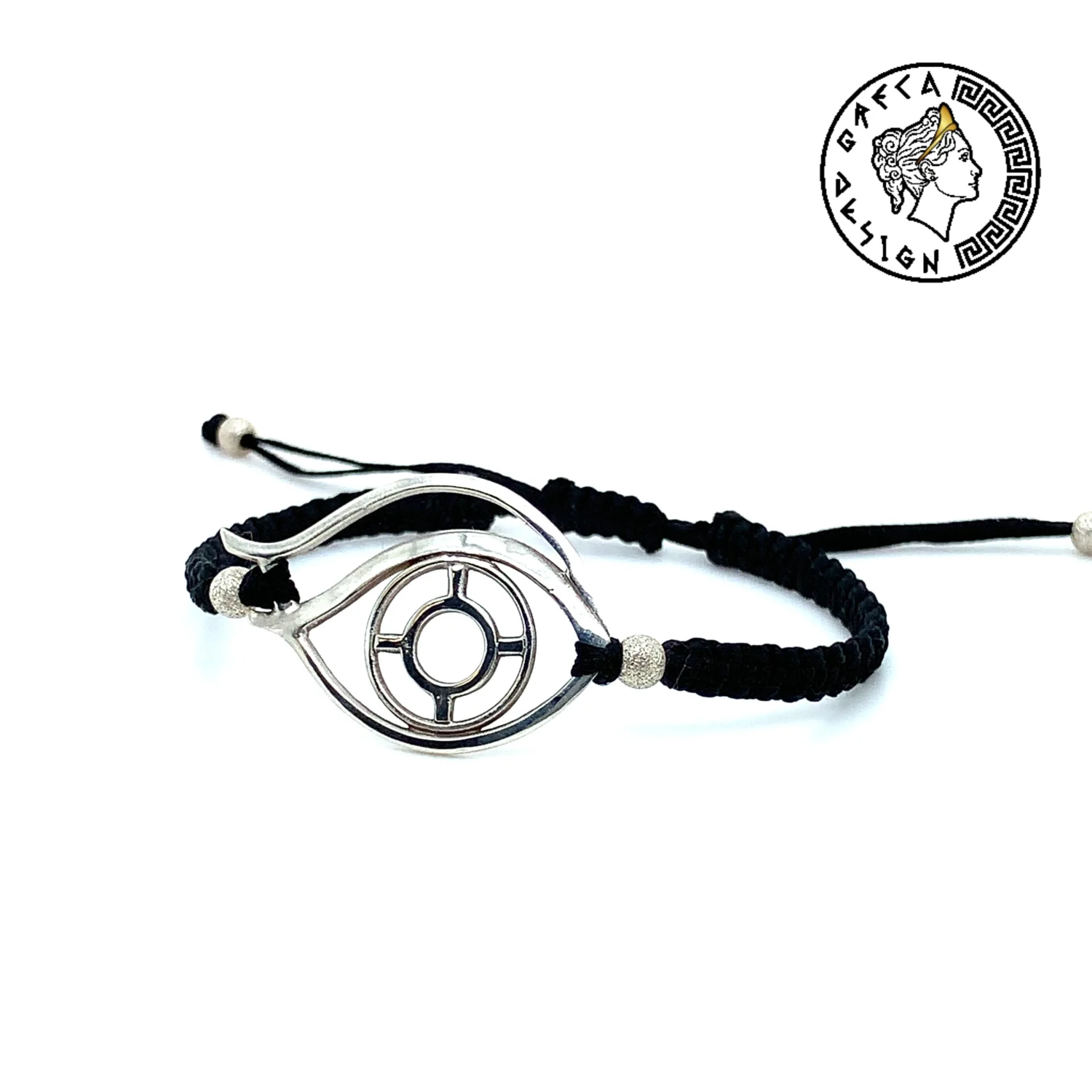 Greca Design Armband – Schutzsymbol Auge