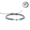 Greca Design Armband Auge – Hellgrau