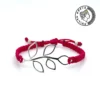 Greca Design Armband Blattmotiv – Pink