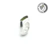 Greca Design Ring Olivgrün emailliert – Unikat