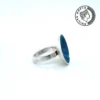 Greca Design Ring Türkis emailliert – Unikat