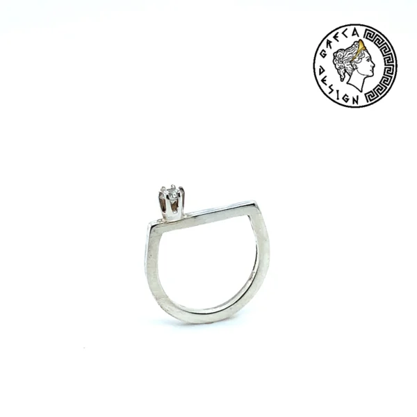 Greca Design Ring Zirkonia – Unikat