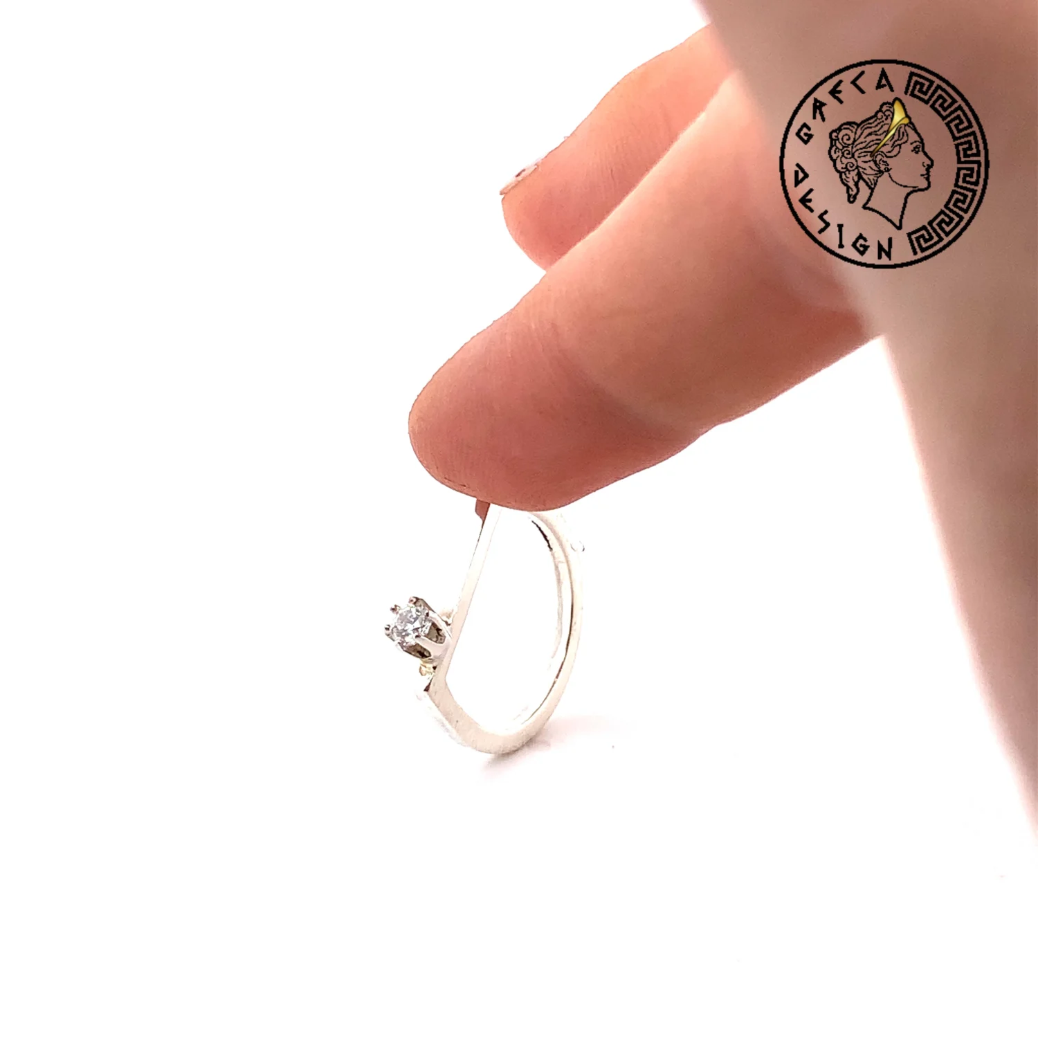 Greca Design Ring Zirkonia – Unikat