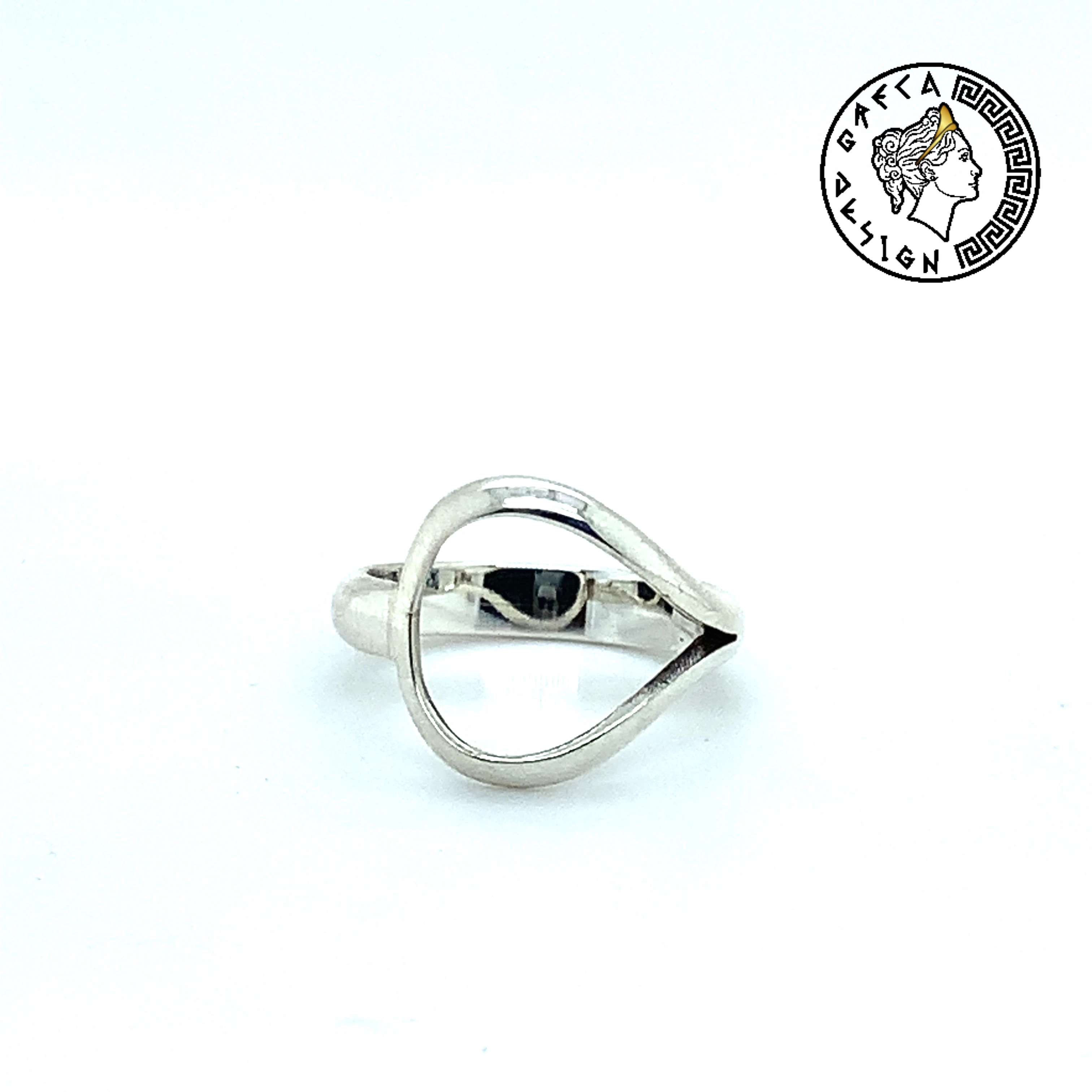 Greca Design Ring Tropfenform – Unikat