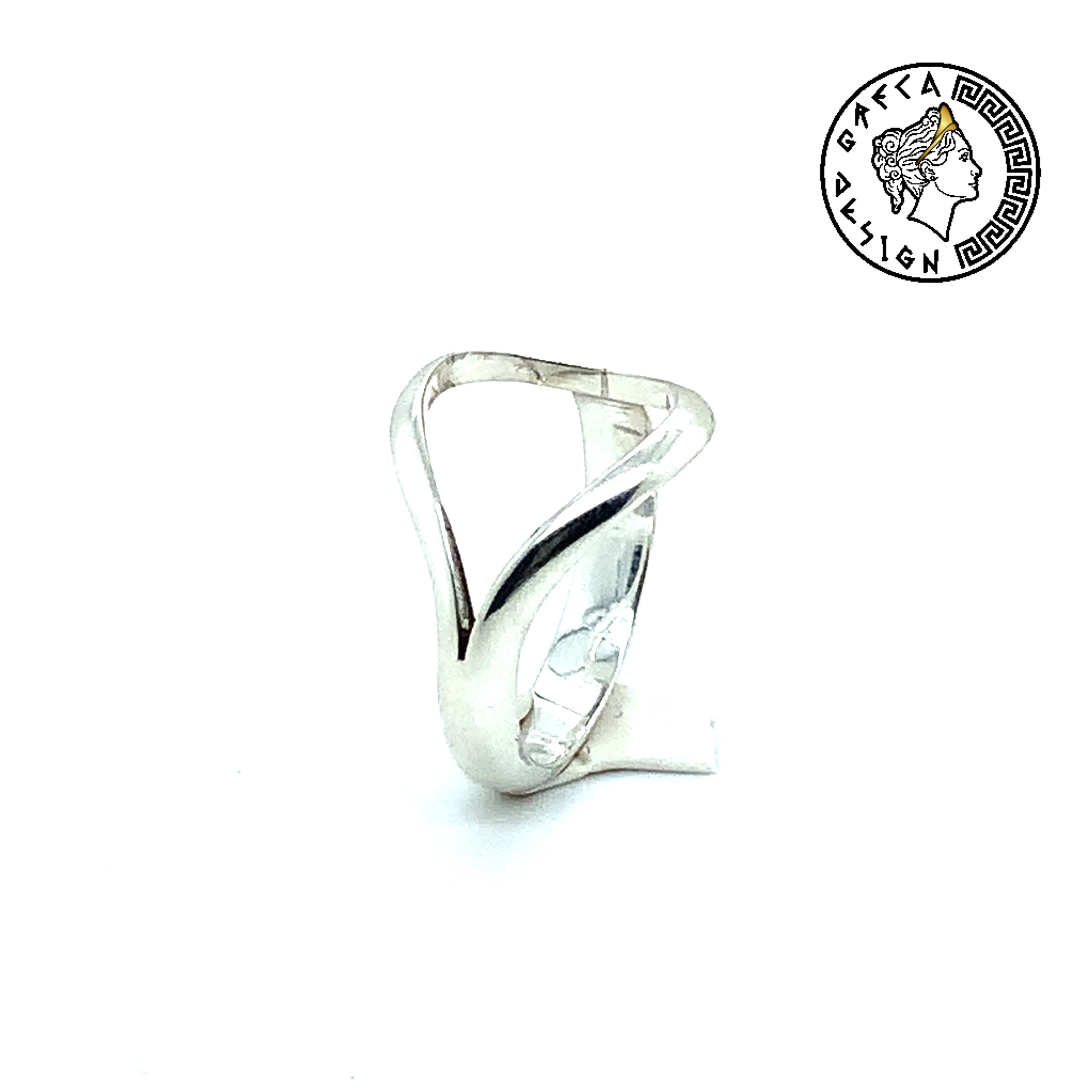 Greca Design Ring Tropfenform – Unikat