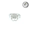 Eleganter Ring mit Blumenmotiv