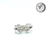 SilberSilber-Ohrstecker Blume – handgefertigt aus 925er Sterlingsilber