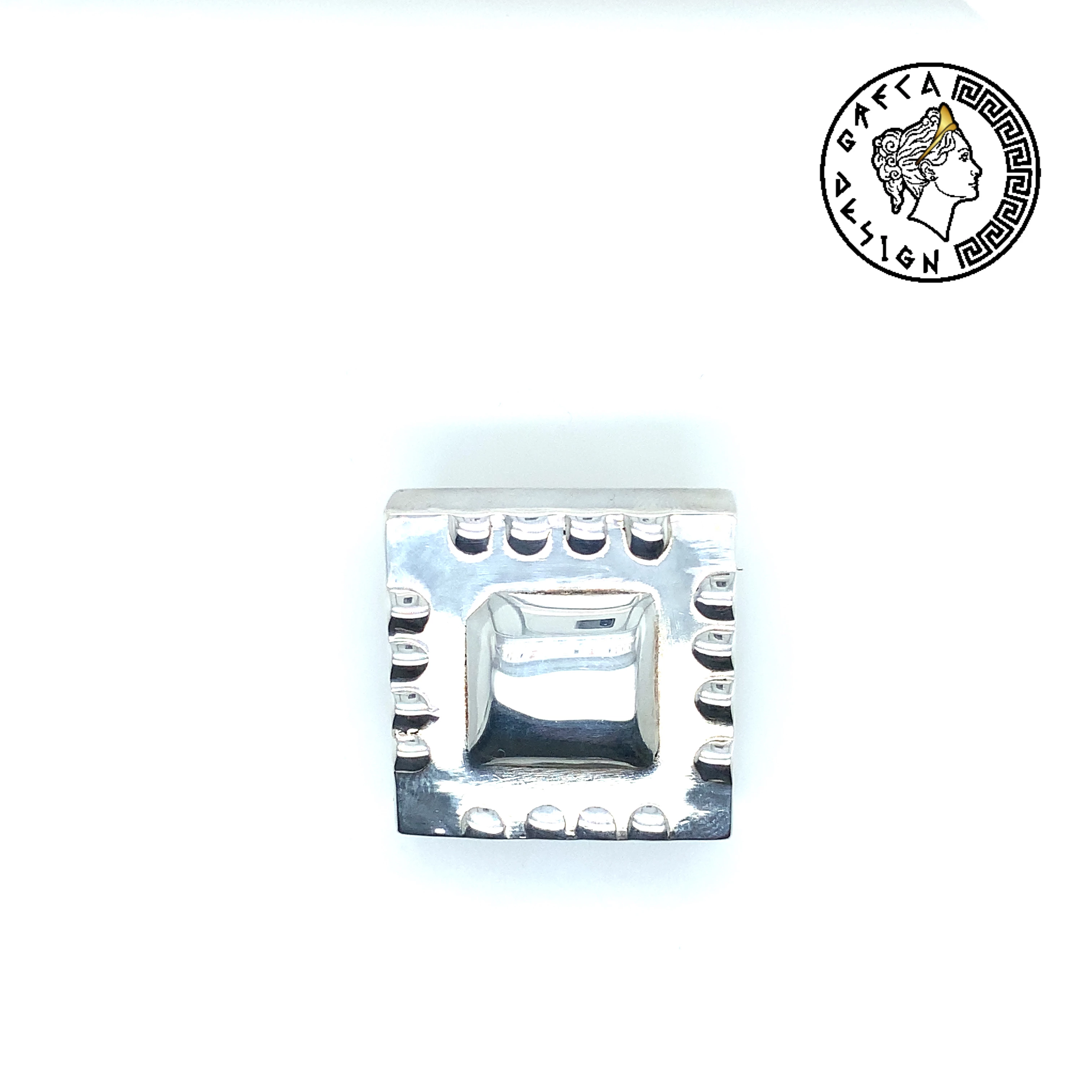 Greca Design Brosche Mikrochip – Unikat