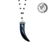 Greca Design Onyx Zahn Anhänger – Unikat