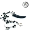 Greca Design Onyx Zahn Anhänger – Unikat