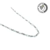 Greca Design Kette mit handgefertigten Gliedern und Silberkugeln