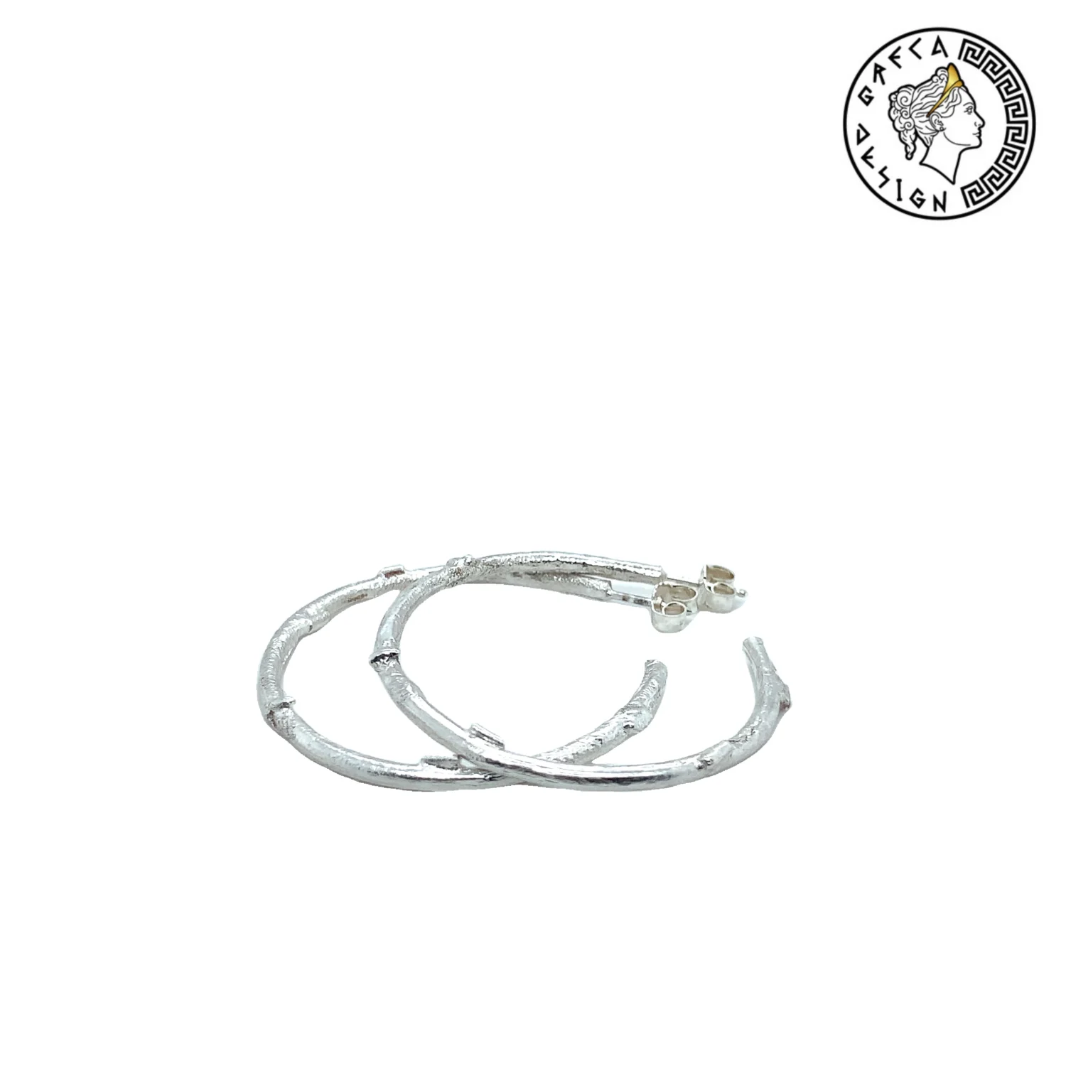 Greca Design Creolen Naturstruktur